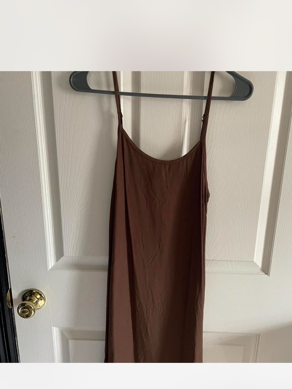 Zine Clothing Brown Slip Dress